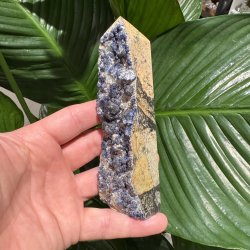 Bl�b�r Fluorit t�rn Mongoliet 141mm