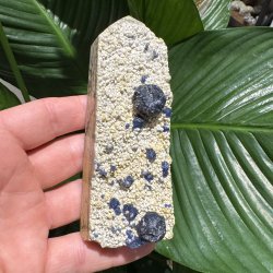 Bl�b�r Fluorit t�rn Mongoliet 127mm