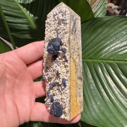 Bl�b�r Fluorit t�rn Mongoliet 127mm