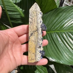 Bl�b�r Fluorit t�rn Mongoliet 127mm