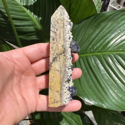 Bl�b�r Fluorit t�rn Mongoliet 127mm