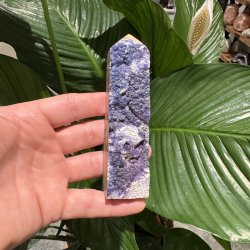 Bl�b�r Fluorit t�rn Mongoliet 128mm