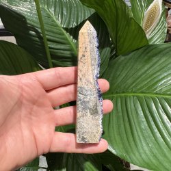 Bl�b�r Fluorit t�rn Mongoliet 128mm