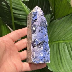 Bl�b�r Fluorit t�rn Mongoliet 142mm