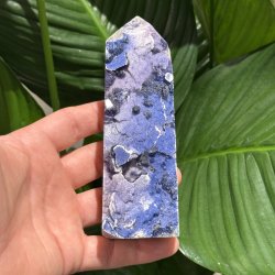 Bl�b�r Fluorit t�rn Mongoliet 142mm