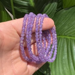 Ametyst armb�nd 4mm