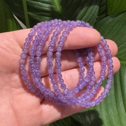 Ametyst armb�nd 4mm