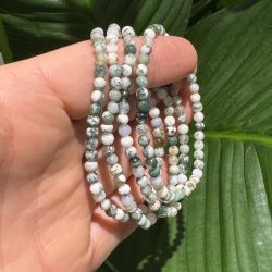 Tr� agat armb�nd 4mm