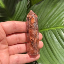 Hematoid kvarts t�rn 82 mm