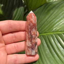 Hematoid kvarts t�rn 80 mm