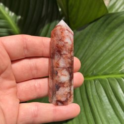 Hematoid kvarts t�rn 80 mm