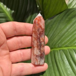 Hematoid kvarts t�rn 80 mm