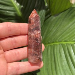 Hematoid kvarts t�rn 85 mm