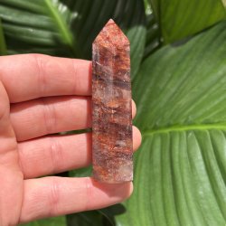 Hematoid kvarts t�rn 85 mm