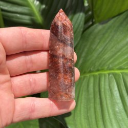 Hematoid kvarts t�rn 85 mm