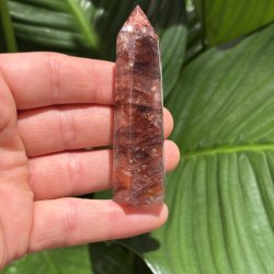 Hematoid kvarts t�rn 85 mm