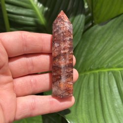 Hematoid kvarts t�rn 85 mm