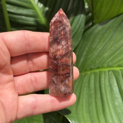 Hematoid kvarts t�rn 85 mm