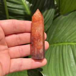 Hematoid kvarts t�rn 80 mm