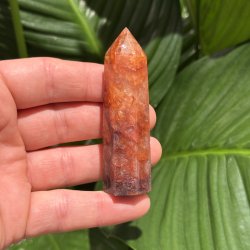 Hematoid kvarts t�rn 80 mm