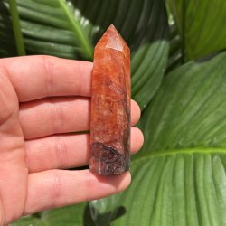 Hematoid kvarts t�rn 80 mm