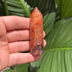 Hematoid kvarts t�rn 80 mm