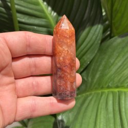 Hematoid kvarts t�rn 80 mm