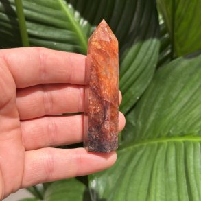 Hematoid kvarts t�rn 80 mm