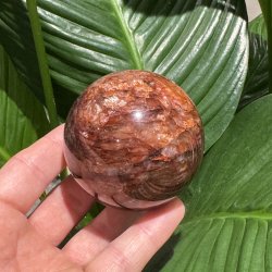 Hematoid kvarts kugle 69mm