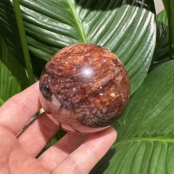 Hematoid kvarts kugle 69mm