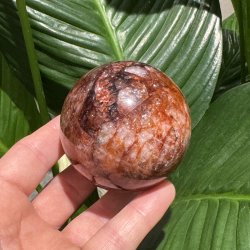 Hematoid kvarts kugle 69mm