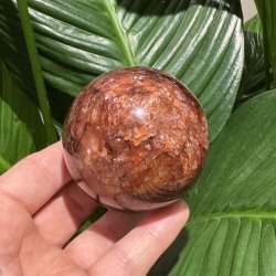 Hematoid kvarts kugle 69mm