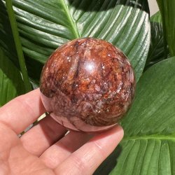 Hematoid kvarts kugle 69mm