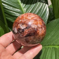 Hematoid kvarts kugle 69mm