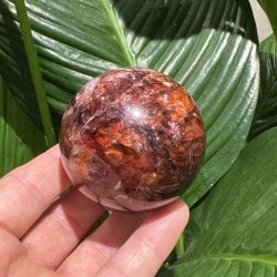 Hematoid kvarts kugle 62mm