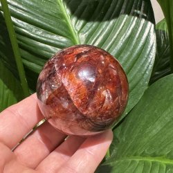 Hematoid kvarts kugle 62mm