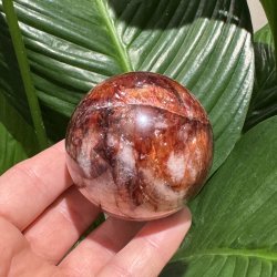 Hematoid kvarts kugle 62mm