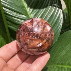 Hematoid kvarts kugle 62mm