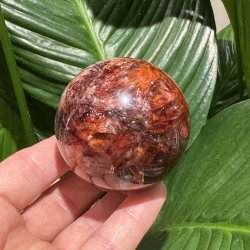 Hematoid kvarts kugle 62mm
