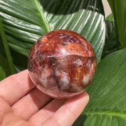 Hematoid kvarts kugle 62mm