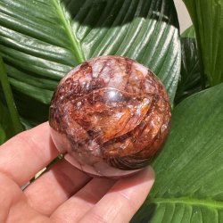 Hematoid kvarts kugle 62mm