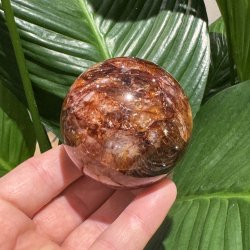 Hematoid kvarts kugle 62mm