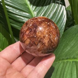 Hematoid kvarts kugle 62mm
