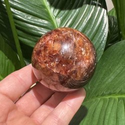 Hematoid kvarts kugle 62mm