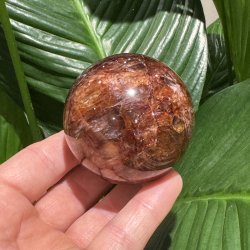Hematoid kvarts kugle 62mm