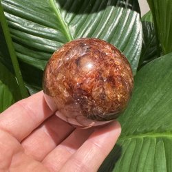 Hematoid kvarts kugle 62mm