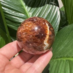 Hematoid kvarts kugle 62mm