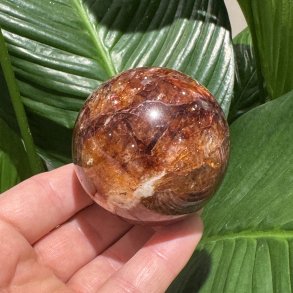 Hematoid kvarts kugle 62mm