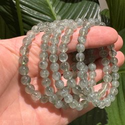 Gr�n rutil kvarts armb�nd 7mm