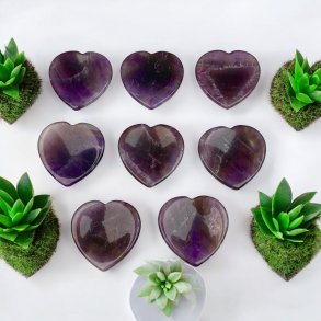 Ametyst hjerte skle